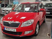 Begagnad Skoda Fabia Elegance 69 HK (50 kW) 2010 Röd Halvkombi
