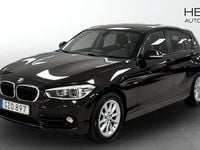 Begagnad BMW 118 Sport Line 150 HK (110 kW) 2016 Brun Halvkombi