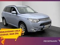 Begagnad Mitsubishi Outlander 203 HK (149 kW) 2014 Lblå SUV