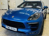 begagnad Porsche Macan Turbo PDK Sport Chrono Euro 6