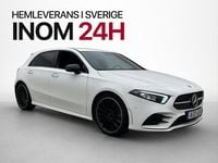 Begagnad Mercedes A250 AMG 224 HK (164 kW) 2019 Vit Halvkombi