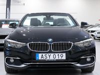 begagnad BMW 430 i Convertible Luxury Line Navi HUD Läder HiFi 252hk