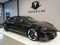 Begagnad Porsche Taycan Turbo 460 kW (626 HK) 2020 Svart metallic Sedan