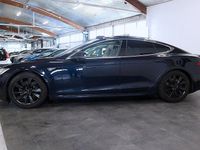 Begagnad Tesla Model S 2013 Blå Halvkombi