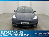 Begagnad Tesla Model 3 Long Range AWD 366 kW (498 HK) 2019 Grå Sedan