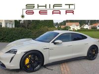 Begagnad Porsche Taycan Turbo S Sport 559 kW (761 HK) 2021 Crayon | svart inredning Sedan