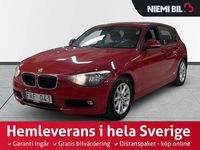 Begagnad BMW 118 143 HK (105 kW) 2013 Röd Halvkombi