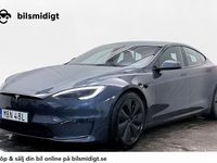 Begagnad Tesla Model S Plaid 759 kW (1033 HK) 2022 Grå Halvkombi