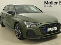Begagnad Audi A3 Sportback e-tron S-Line 272 HK (200 kW) 2025 Distriktgrön metallic Halvkombi
