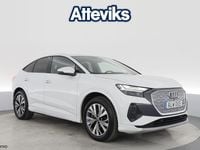 Begagnad Audi Q4 Sportback e-tron Advanced Plus 219 kW (299 HK) 2022 Glaciärvit metallic SUV