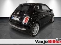 Begagnad Fiat 500 Lounge 69 HK (50 kW) 2010 Svart Halvkombi