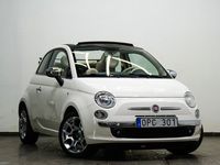 begagnad Fiat 500C 1.2 8V Automat Cab P-sensor Lounge Skinn Pano