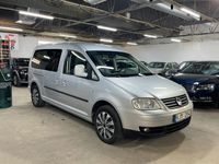 begagnad VW Caddy Maxi Handikappanpassad Automat Luftfjädring