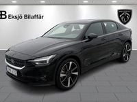 Begagnad Polestar 2 Long Range Dual motor 300 kW (408 HK) 2021 Svart Halvkombi