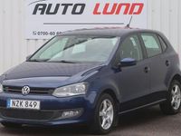 Begagnad VW Polo 86 HK (63 kW) 2014 Blåmetallic