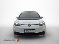 Begagnad VW ID.3 Pro Performance 150 kW (204 HK) 2020 Vit Halvkombi