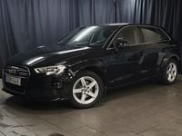 Begagnad Audi A3 Proline 150 HK (110 kW) 2018 Svart Sedan
