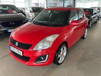 Begagnad Suzuki Swift 94 HK (69 kW) 2015 Röd Halvkombi