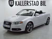 Begagnad Audi A4 Cabriolet S-Line 163 HK (119 kW) 2007 Silver Cab