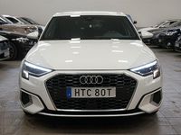Begagnad Audi A3 Sportback 150 HK (110 kW) 2021 Vit Halvkombi