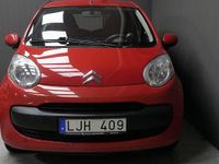 Begagnad Citroën C1 68 HK (50 kW) 2008 Röd Halvkombi