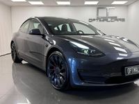 Begagnad Tesla Model 3 Performance 378 kW (514 HK) 2021 Grå Sedan