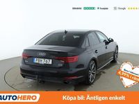 Begagnad Audi A4 S-Line 256 HK (188 kW) 2017 Svart Sedan
