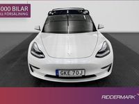 begagnad Tesla Model 3 Long Range AWD Sv.Såld Pano AP Drag 2020, Halvkombi