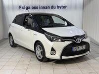 Begagnad Toyota Yaris Hybrid Active 73 HK (53 kW) 2015 Vit Halvkombi