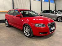 Begagnad Audi A3 Sportback 250 HK (183 kW) 2005 Röd Halvkombi