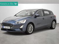 Begagnad Ford Focus Titanium 125 HK (91 kW) 2018 Blå Halvkombi