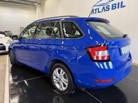 Begagnad Skoda Fabia Style 95 HK (69 kW) 2018 Blå Kombi