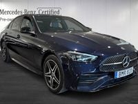 Begagnad Mercedes C300e AMG line 204 HK (150 kW) 2023 Blå Sedan