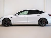 begagnad Tesla Model 3 Performance Vit Inredning Sv-såld 513hk