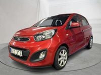 Begagnad Kia Picanto 69 HK (50 kW) 2013 Röd Halvkombi