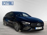 Begagnad Mercedes CLA35 AMG Shooting Brake Premium Plus 306 HK (225 kW) 2021 Cosmossvart metallic Kombi