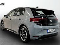 Begagnad VW ID.3 Pro Performance 150 kW (204 HK) 2022 Moonstone grey black Halvkombi