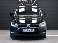 Begagnad VW Caddy 150 HK (110 kW) 2020 Svart Minibuss