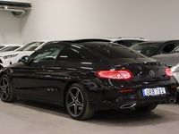 begagnad Mercedes C220 C220 Benzd AMG NIGHT Coupé 9G B-KAMER PANORAMATAK 2017, Sportkupé