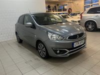 begagnad Mitsubishi Space Star 1.2 Euro6 Lågmil Svensksåld 2016, Halvkombi