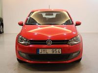 Begagnad VW Polo 86 HK (63 kW) 2010 Röd Halvkombi