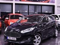 Begagnad Ford Fiesta Titanium 101 HK (74 kW) 2016 Svart Halvkombi