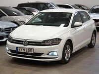 Begagnad VW Polo 95 HK (69 kW) 2018 Vit Halvkombi