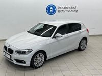 Begagnad BMW 118 Advantage 136 HK (100 kW) 2017 Vit Halvkombi