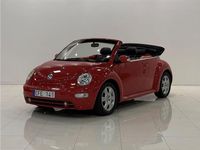 Begagnad VW Beetle Cabriolet 116 HK (85 kW) 2003 Röd Cab