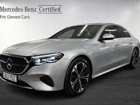 Begagnad Mercedes E300 Avantgarde 197 HK (144 kW) 2024 Silver Sedan