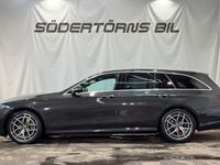 begagnad Mercedes E220 T d/AMG/WIDESCREEN/DRAG/VÄRMARE/360/MOMSBIL