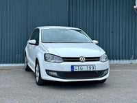 Begagnad VW Polo Comfortline 90 HK (66 kW) 2010 Vit Halvkombi