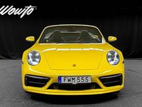 Begagnad Porsche 911 Carrera 4S Cabriolet 450 HK (330 kW) 2019 Gul Cab