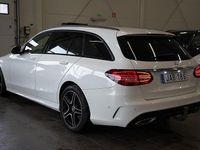 Begagnad Mercedes C220 AMG line 194 HK (142 kW) 2019 Vit Kombi